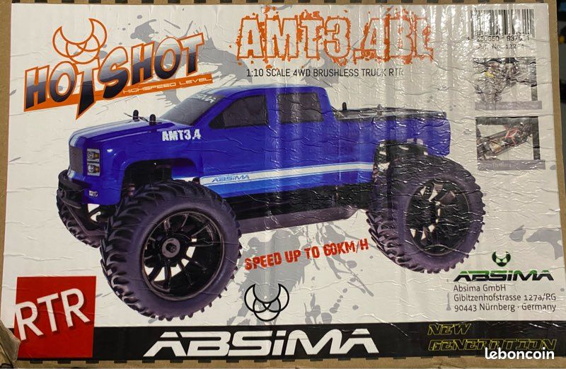 Absima AMT 3.4 BL 1/10 brushless - Modélisme