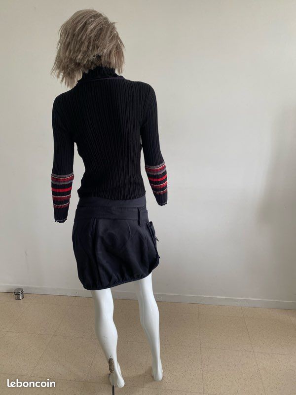 Jupe Noire évasée Cop Copine – Taille 12 Ans – Sans étiquettes