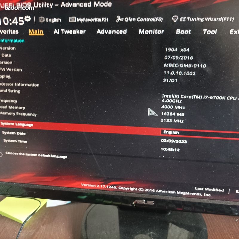 PC FIXE intel core i7-6700k skylake (image 3)