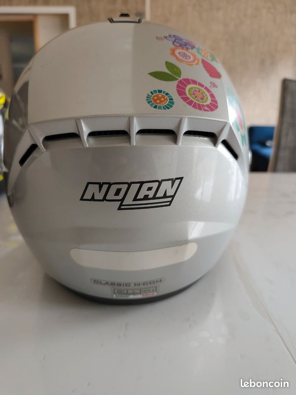 Je vends un casque moto modulable Nolan N91 Classic N-Com, en taille L (environ 59/60 cm) (image 2)