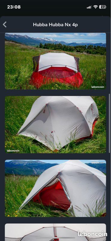 Tente Hubba Hubba Nx places Sport Plein air