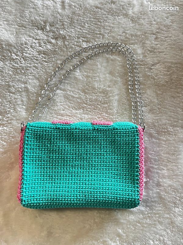 Sac bandoulière en crochet (image 3)
