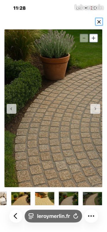 Pavé rose brut (image 3)