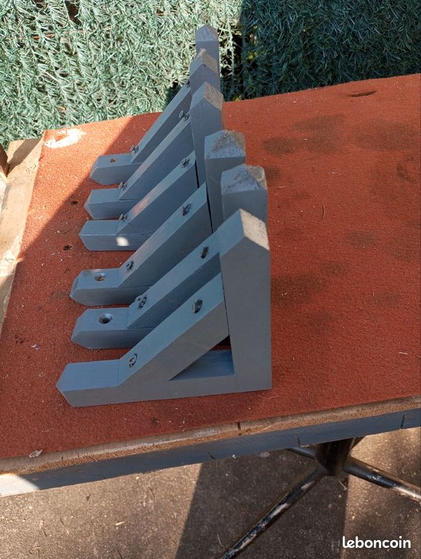 6 petites équerres bois (image 2)