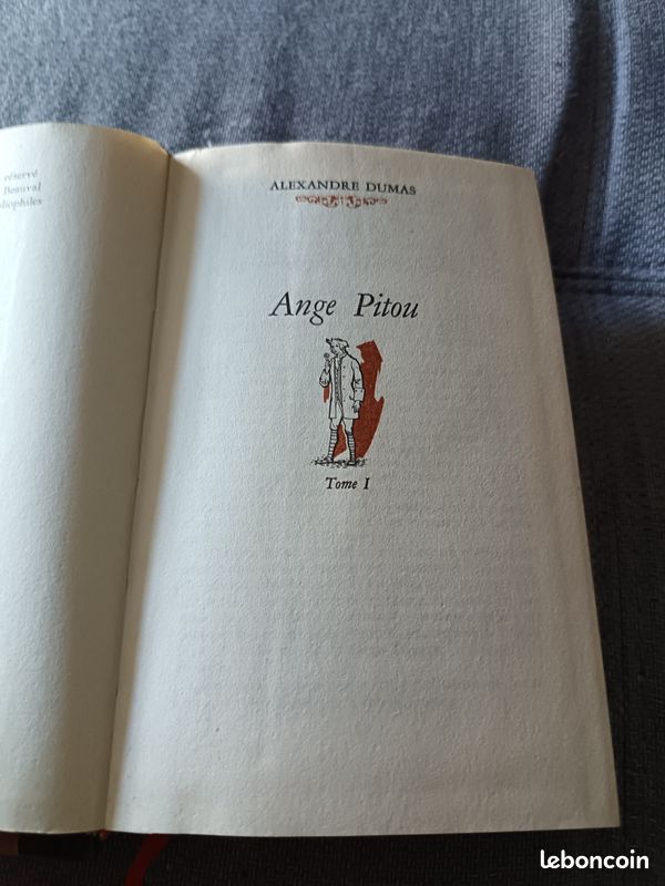 Ange pitou tome 1 par Alexandre Dumas Édition famot 1974 c15 (image 2)