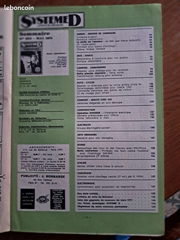 Système D num304 de 1971 (image 5)