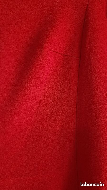 Robe droite rouge caroll 36 (image 2)
