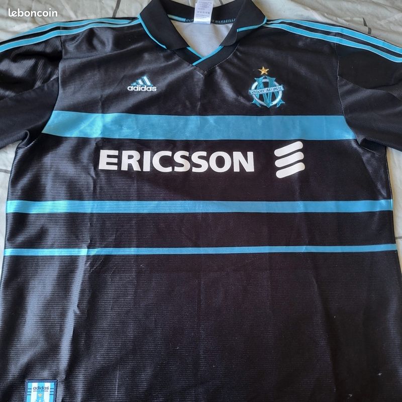 Maillot third OM Olympique de Marseille saison 99 2000 XL rare