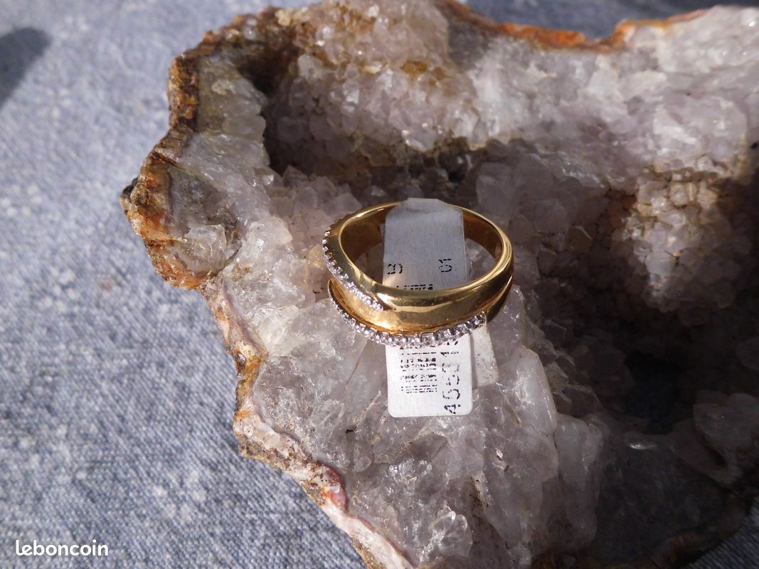 Bague neuve plaqué or (image 6)