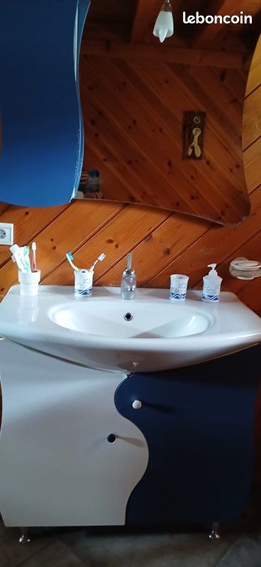 Vends meuble de salle de bain + vasque + mitigeur (image 1)