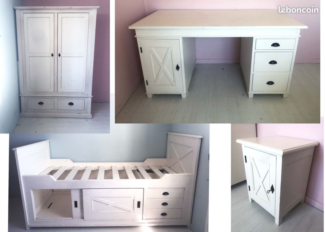 Meubles de chambre en pin massif (image 1)