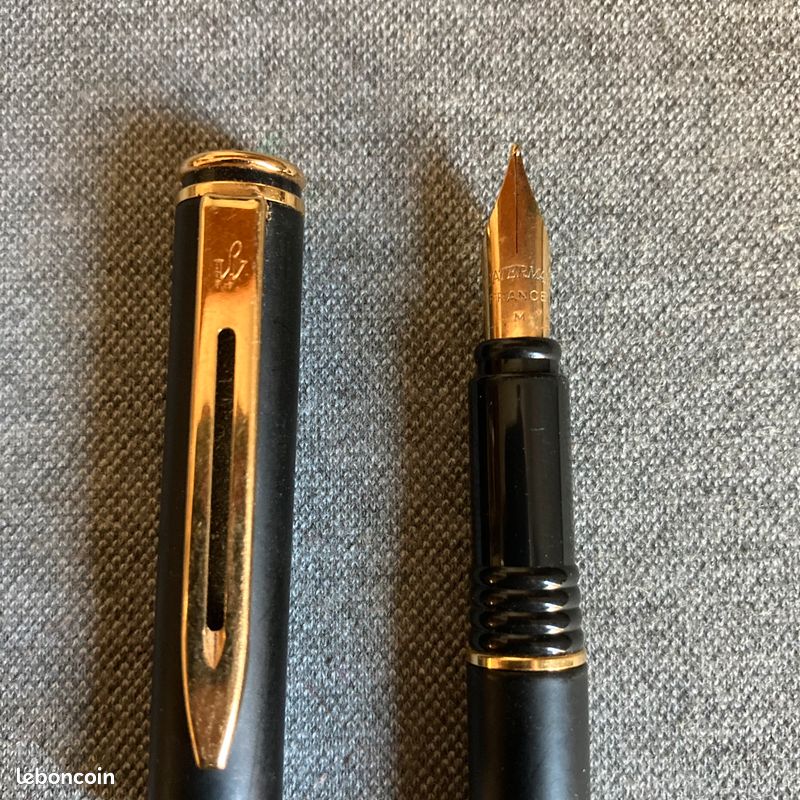 Stylo Roller Waterman Maestro Laqué Noir - État Comme Neuf - Recharge Fournie - Occasion Prestige