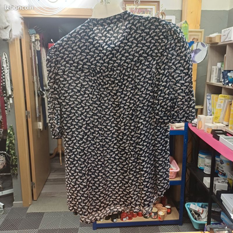 Blouse Légère coton à Motif camaieu S. 4298 (image 3)