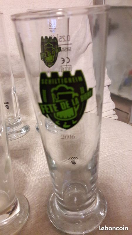 Verres Fête de la bière 2016 (25cl) - 4 - Neuf (image 2)
