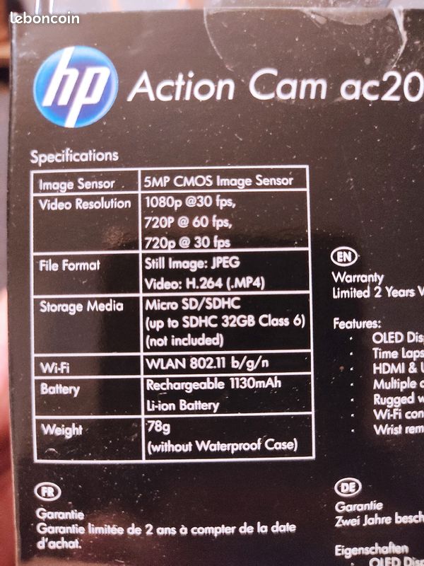 Camera HP ac200w (image 2)