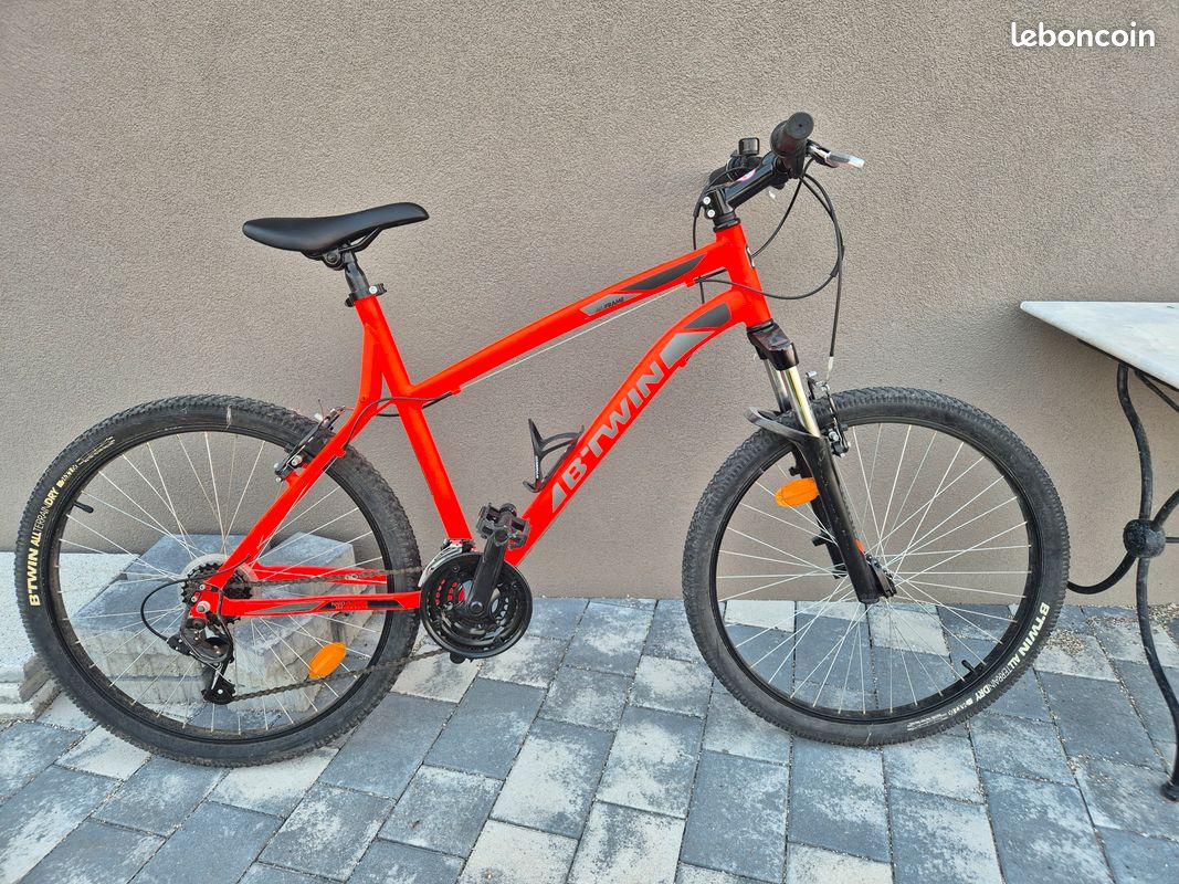 btwin ultra btwin bdc Orange Mountain Bike Btwin 26 Mountain Bike Velo Orange Fluo