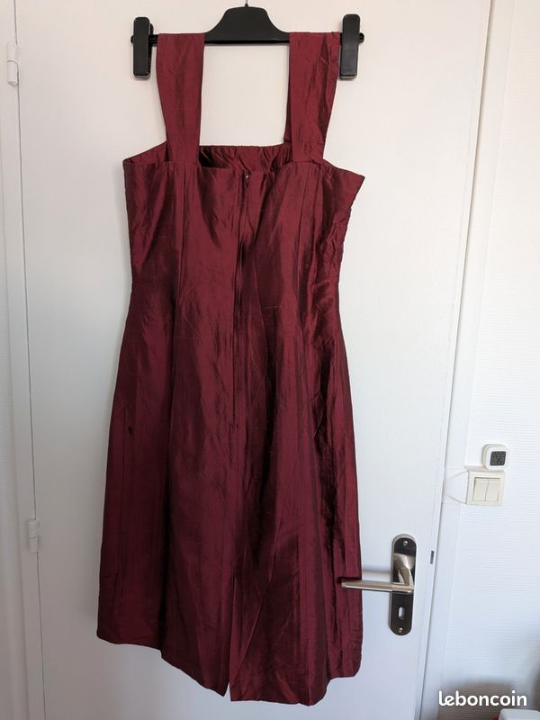 Robe bordeaux Elsa Gary T40 (image 2)