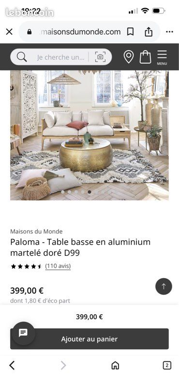 Table basse PALOMA – Maisons du Monde (image 7)