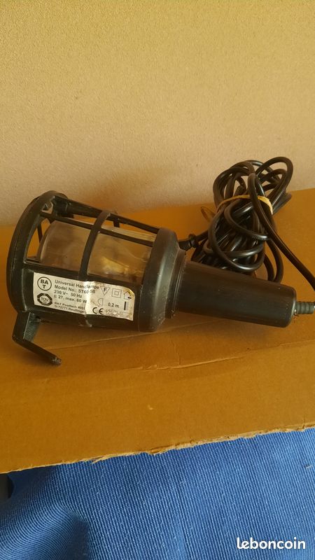 Baladeuse filaire teinte noir 75 W (image 2)