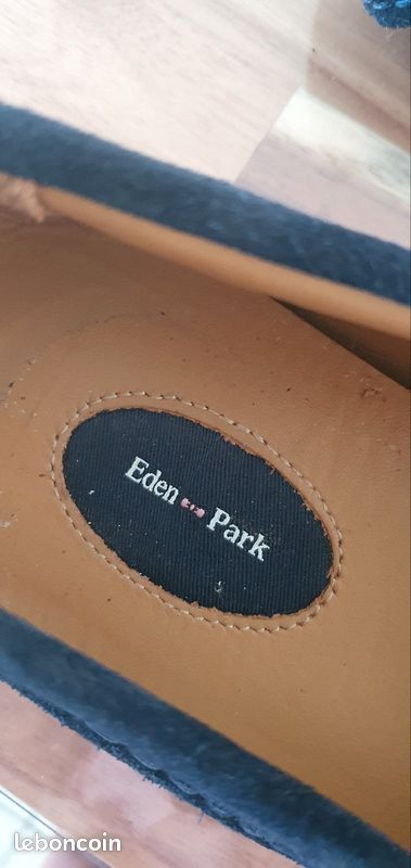 mocassin eden park bleu