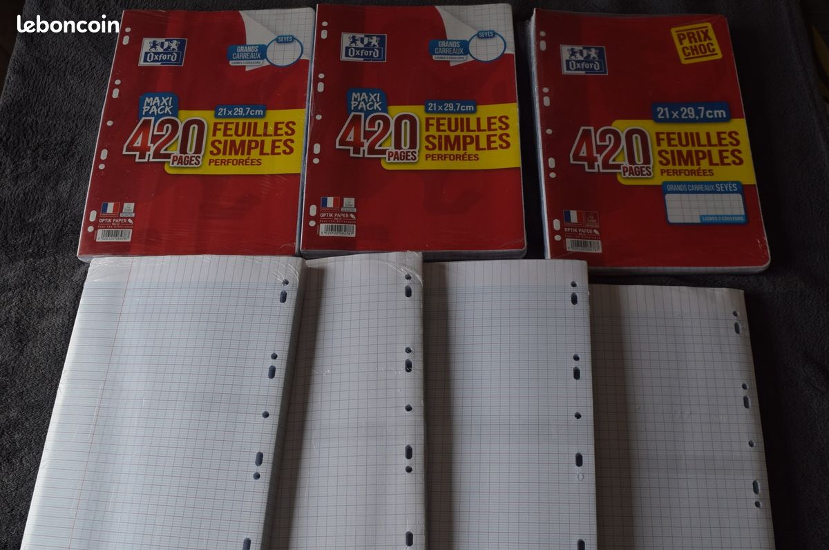 Cahier OPEN FLEX spirale 180 pages 21x29,7cm grands carreaux Séyès