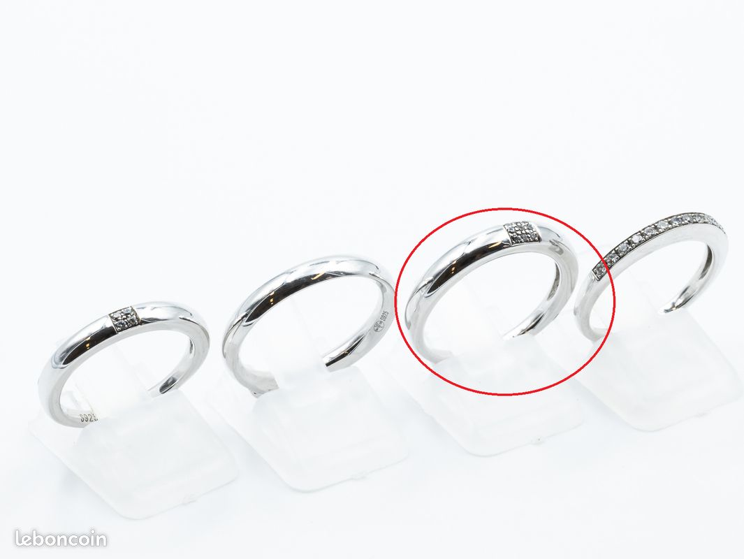 Bagues jonc en argent 925/°°° (image 1)
