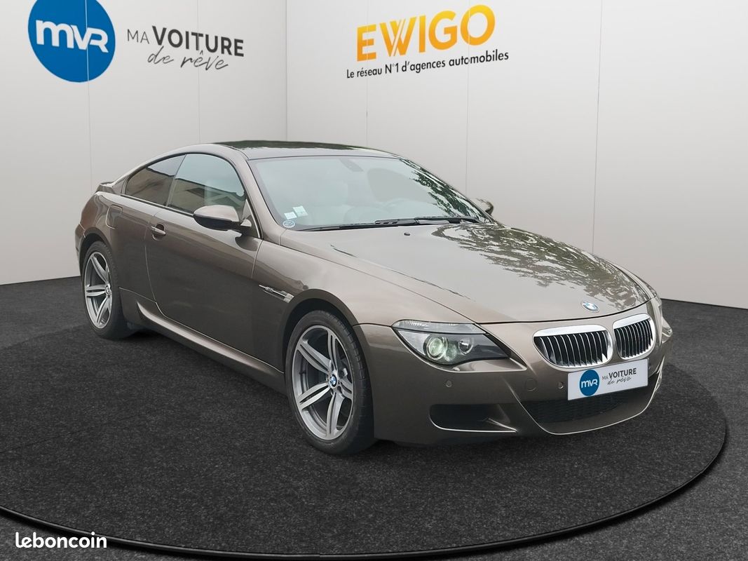 Bmw m6 coupe 5.0l ( e63 ) v10 507ch smg7 bva - cuir merino - ciel de toit alcantara - garantie 6 mois (image 15)