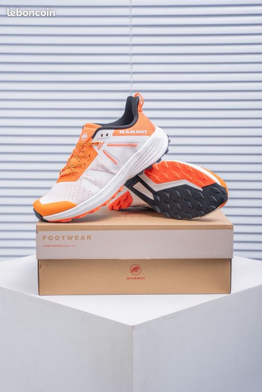 MAMMUT Saentis TR Orange blanc chaussure (image 4)