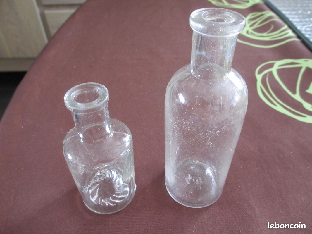 2 ancienne bouteille en verre / flacon (image 3)