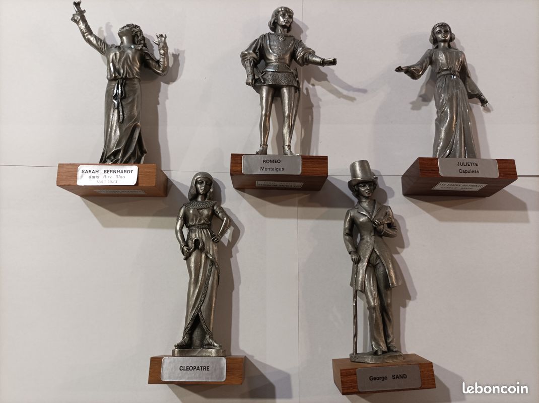 Lot De 40 Figurines étain – 1er Empire – Échelle 75mm – Peintes – Occasion