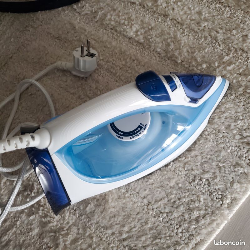 Philips GC2042/40 Fer à Repasser Easy Speed Plus 2100 W semelle céramique
