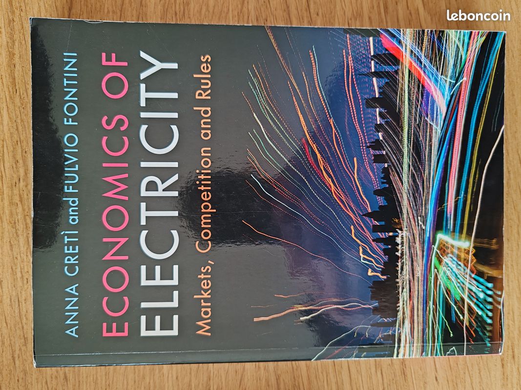 Economics of Electricity – Cretì & Fumagalli – Cambridge (économie énergie) (image 1)