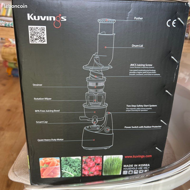 Presse pour jus de fruits entiers kuvings (image 13)