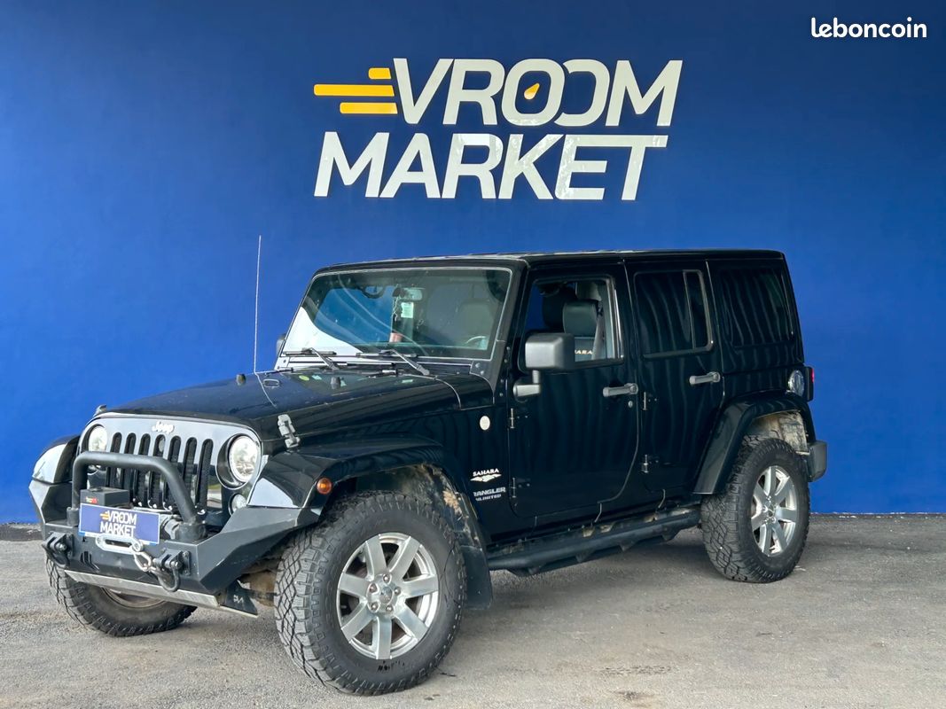 JEEP Wrangler 2.8 D 200ch Sahara - 2014 - 134 500 km - Boîte auto - GARANTIE 6 MOIS (image 1)