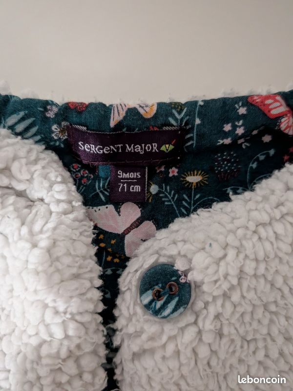 Lot de 2 gilets manches courtes 9 mois, Sergent Major et Kiabi, excellent état (image 2)