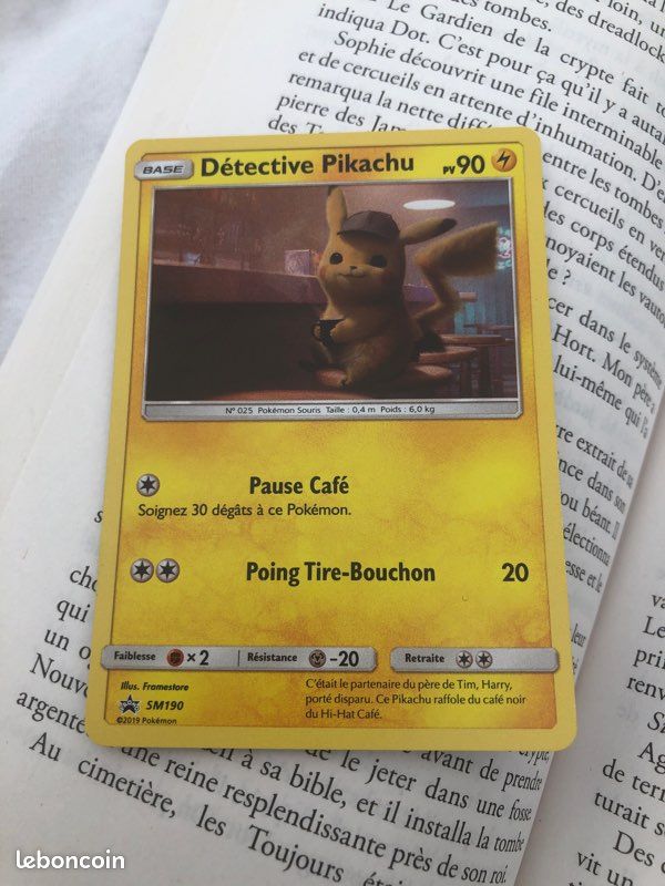 Carte Pokémon détective pikachu PM190 (image 2)