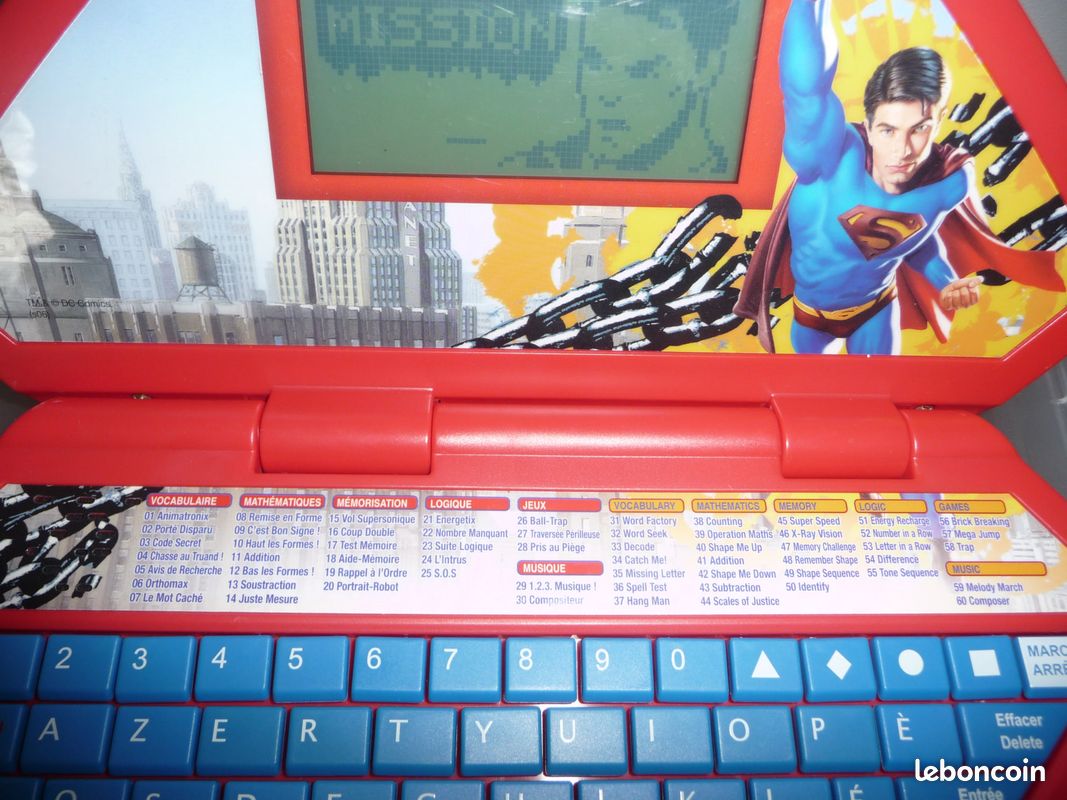 Ordinateur SUPERMAN 65 Activités (image 2)