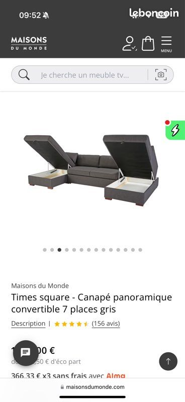 Canapé U (image 5)