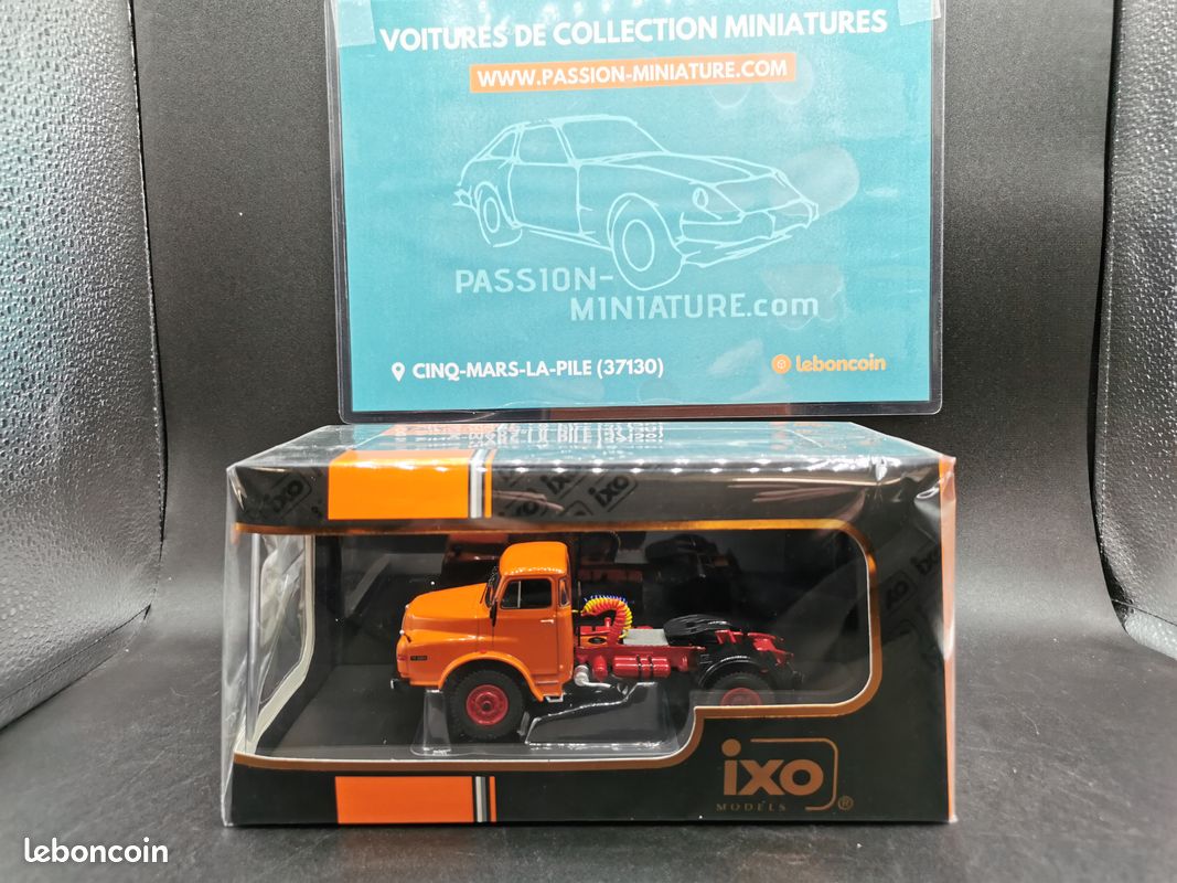 Miniature MAN 19.280 H 1971 - IXO 1/43 - Camion Orange Collection
