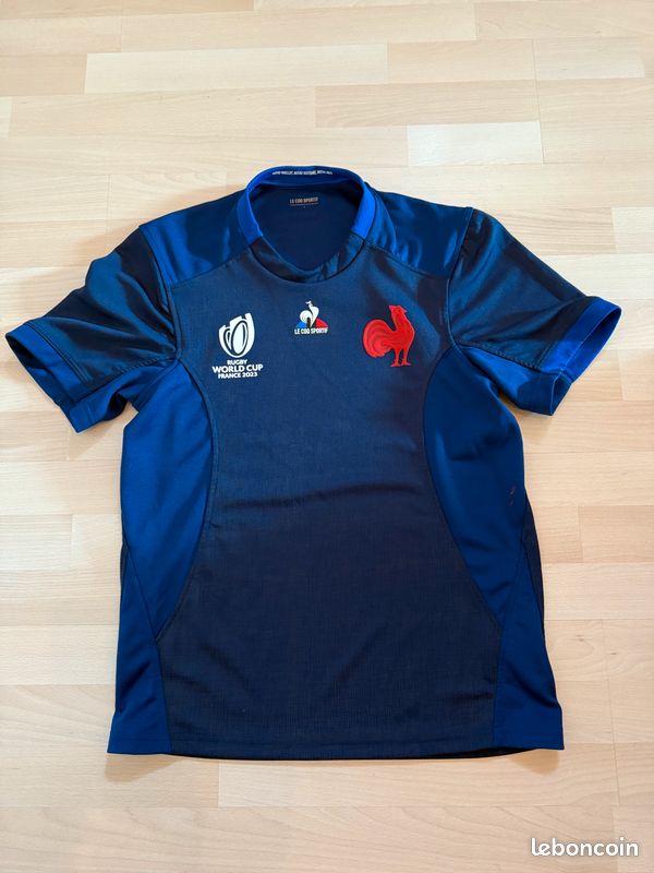 Maillot de rugby France Coupe du monde 2023 Neuf