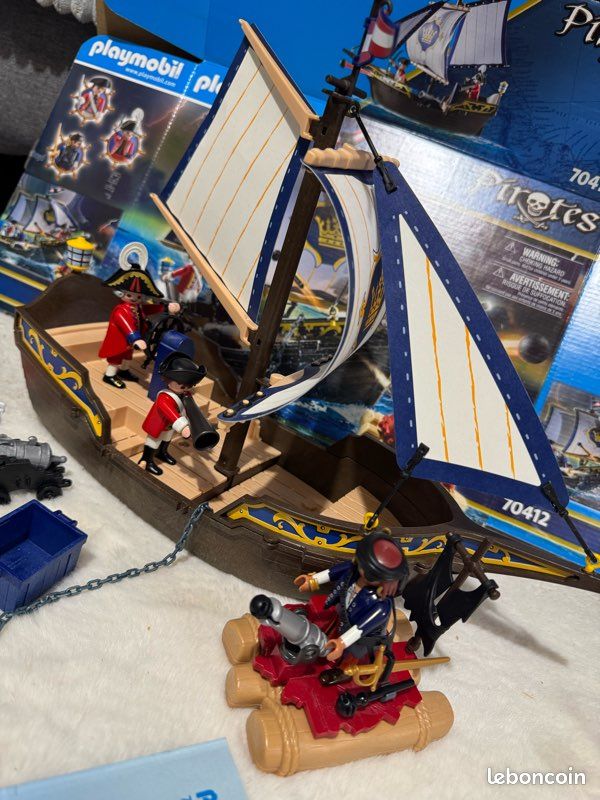 Playmobil 70412 chaloupe des soldats-pirates - Jeux & Jouets