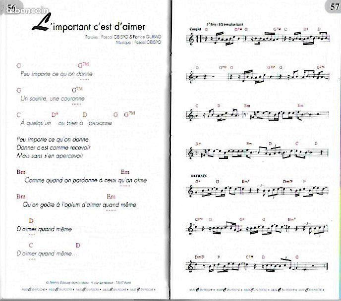 OBISPO 20 Chansons paroles et musiques (image 2)