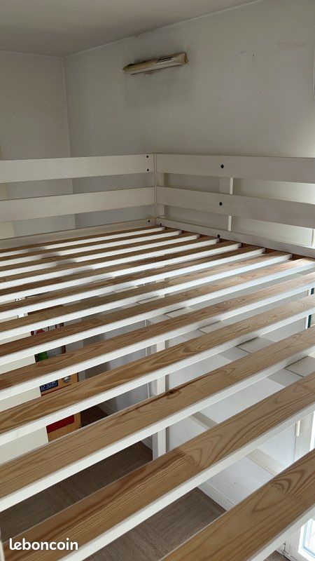 Lit à hauteur double blanc Ikea (image 6)