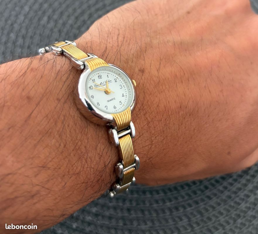 Montre femme dorée et brillant de la marque Via Lucia 181