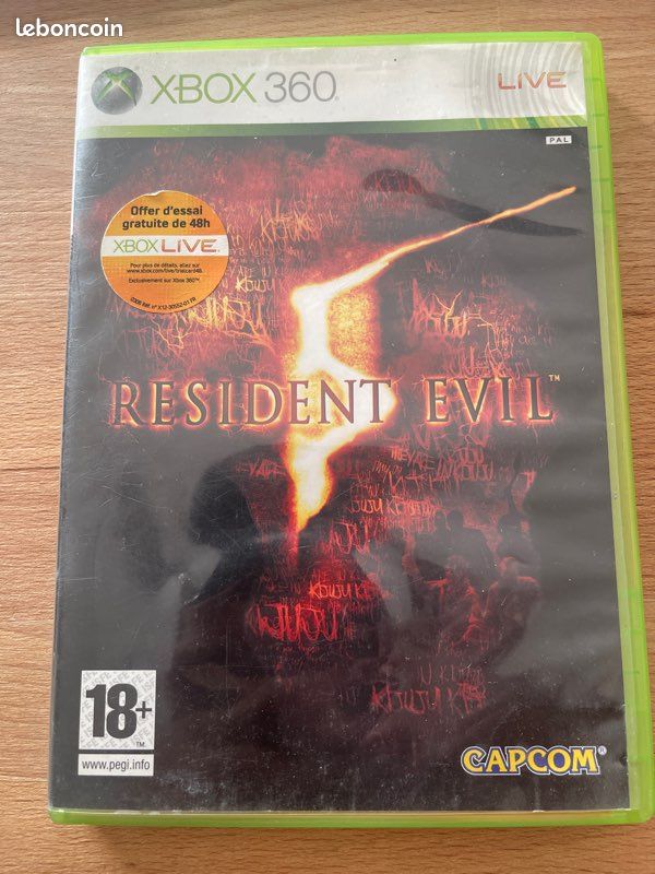Resident Evil 5 xbox 360 (image 1)