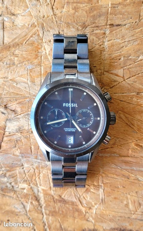 Montre chronograph Fossil CH2992 tout acier Montres Bijoux