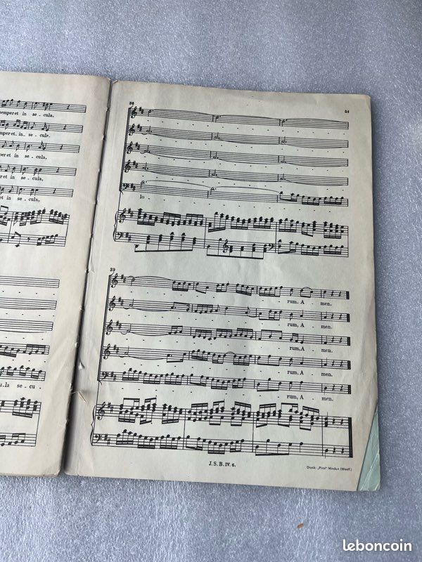 Bach Magnificat BWV 243 Breitkopf Klavierauszug (image 5)