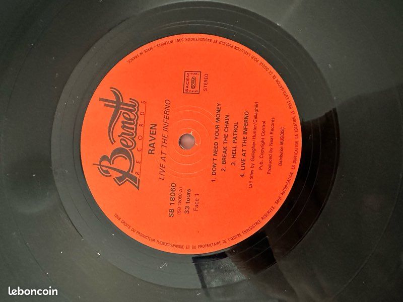 Raven - Live (vinyle) (image 10)
