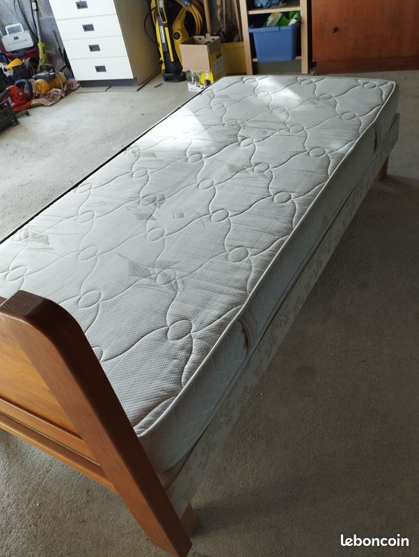 Sommier et matelas 1 personne (image 4)