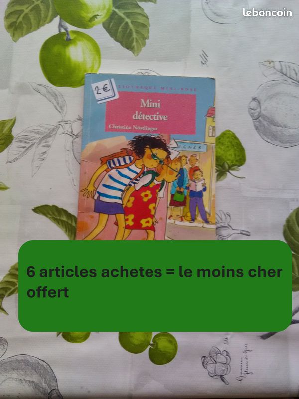 Livre - mini detective - bibliotheque mini-rose (image 1)